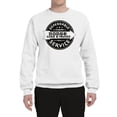 thumbnail image 2 of Dependanble Service of Dogde since 1914 | Mens Cars and Trucks Crewneck Graphic Sweatshirt, White, Medium, 2 of 3