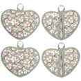thumbnail image 1 of Shisuyan Thickened Oven Mitts Set Light Green Cotton 4Pcs 7.7X5.7X0.2In, 1 of 9