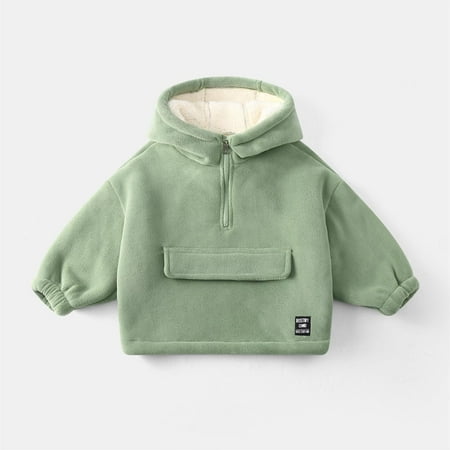 

Toddler Boys Hoodies Autumn Hooded And Jacket Loose Winter Thickened Outdoor Wear Sweatshirt