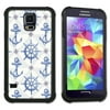 Maximum Protection Cell Phone Case / Cell Phone Cover with Cushioned Corners for Samsung Galaxy S5 - Nautical
