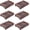 Wooden Dish-6 Pcs, variant on 15 Piece Soap Savers Pads - BPA Free Holder for Bar Soap, Non-Slip Self Draining Dish Lift for Shower, Kitchen, Bathroom - Tray Bulk Accessories