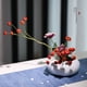 thumbnail image 4 of Jarrón de cerámica chino para té, florero de escritorio con forma de gota de agua, florero japonés, maceta pequeña zen, 4 of 5