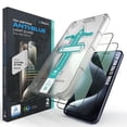 thumbnail image 1 of Protector de pantalla Deppa para iPhone 15 Pro Max, paquete de 2 unidades, 6.7 pulgadas, 1 of 9