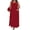 Red 30, variant on Karymi Plus Size Solid Color Sleeveless Maxi Dress, Casual Scoop Neck Overall Style Long Dress with Pockets, Loose Flowy Summer Dress Cocktail Dresses for Women