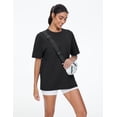 thumbnail image 4 of Dragon Fit Oversized Workout T-Shirts for Women Summer Basic Tees Casual Loose Fit Short Sleeve Yoga Running Tops, 4 of 6