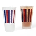 thumbnail image 1 of CafePress - Patriotic Strs & Stripes Abstract A - Pint Glass, Drinking Glass, 16 oz. CafePress, 1 of 3