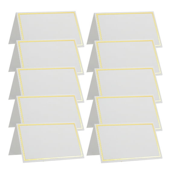 120 Pcs Table Cards Business Cards Place Name Card Wedding Ceremony Decorations Place Cards for Table Banquet