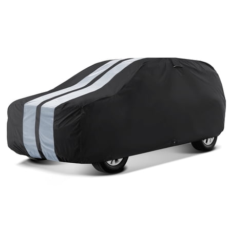 iCarCover Waterproof Custom Fit Premium Car Cover for 1954-1983 Jeep CJ-5 (Black / Gray)