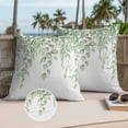 thumbnail image 2 of Green Leaf Outdoor Pillow Covers Pack of 2 Eucalyptus Leaves Spring Plant Farm Abstract Waterproof Throw Pillow Covers Decorative Cushion Cases for Patio Garden Tent Balcony Couch 20x20 inch, 2 of 9