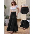 thumbnail image 2 of DARING DIVA Women's Elastic Swing A Line Beach Skirt Medium Black, 2 of 6