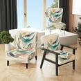 thumbnail image 1 of Designart "Douce Expression Minimaliste" Chaise d'Appoint Moderne Rembourrée Verte - Fauteuil Moderne pour Salon, 1 of 7