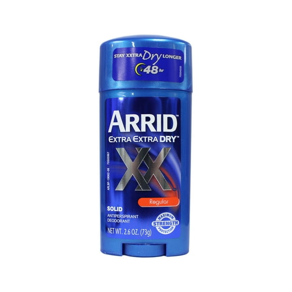 Arrid XX Extra Extra Dry Solid Antiperspirant Deodorant Regular, 2.6 oz
