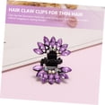 thumbnail image 4 of 24 Pcs Papillon Strass Clip Womens Cheveux Pinces Pinces à Cheveux Mini Pinces à Cheveux Pinces à Cheveux Petites Pinces à Cheveux pour Cheveux Fins Femmes Pinces à Cheveux pour Cheveux Fins Patte Violette Manquer, 4 of 5