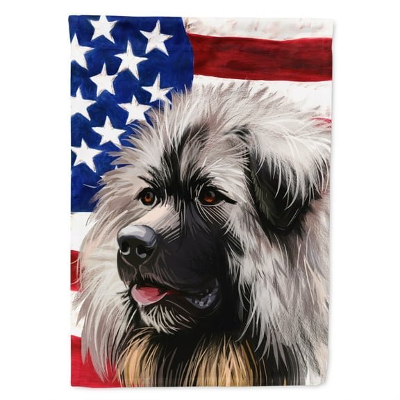 Sarplaninac Dog American Flag Garden Flag