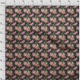 thumbnail image 4 of oneOone Polyester Lycra Black Fabric Florals Quilting Supplies Print Sewing Fabric By The Yard 56 Inch Wide, 4 of 4