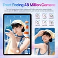 thumbnail image 6 of NANNEE Pad 9 Pro 5G Tablet, 11" HD Display, Android 15, 16GB RAM + 1TB ROM, 8800mAh Battery, 48MP+108MP Dual Camera, Unlocked 5G, Blue, 6 of 14