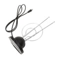 thumbnail image 2 of Antena HDTV de 25 a 40 millas de alcance, antena de TV de interior con forma de oreja de conejo, compatible con 4K, ATSC 3.0, UHF, VHF, canal de TV gratuito de 1080p, 2 of 6