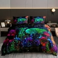 thumbnail image 5 of Mushroom Forest Bedding Set-Four Seasons,3,3,Green,Full, 5 of 10