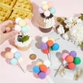 thumbnail image 3 of 6Pcs Ball Cake Toppers Balls Cake Topper Cake Decorations Balls Mini Ball Cupcake Topper Cake Picks Colorful Foam Cake Toppers, 3 of 5