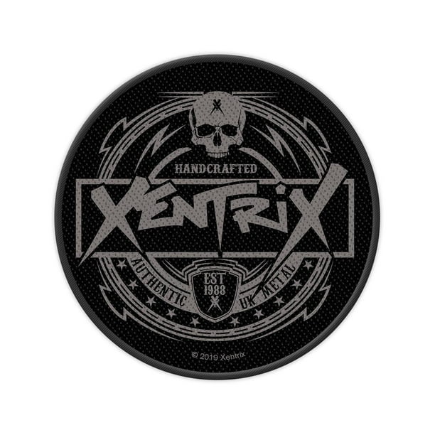 Xentrix - Parche Diseño Logotipo Est. 1988 (Negro, Gris)
