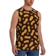 thumbnail image 2 of Kdxio Peanuts5 for Men's Muscle T-shirt,Sleeveless for Workout Running Athletic Gym Lounge Casual, 2 of 5