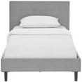 thumbnail image 4 of Linnea Twin Bed Light Gray, 4 of 5