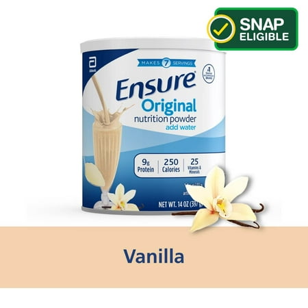 Ensure Original Nutrition Powder, with Nutrients to Support Immune System Health, Vanilla, 14 oz, 1 Count