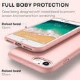 thumbnail image 3 of ImpactStrong iPhone SE 2020 Case/iPhone 7 / iPhone 8 Case, Silicone Heavy Duty Liquid Gel Shockproof Case with Soft Microfiber Cloth Cushion Compatible with iPhone 7/8/SE 2020 (2nd Gen) - Pink, 3 of 7