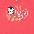 thumbnail image 4 of Inktastic Happy New Year with Cute Penguin Women's Plus Size T-Shirt, 4 of 5