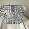 thumbnail image 3 of Front And Rear Bike Basket Electric Bike Basket All Metal Tube Bike Front And Rear White Hanging Decorative Bike Basket, 3 of 5