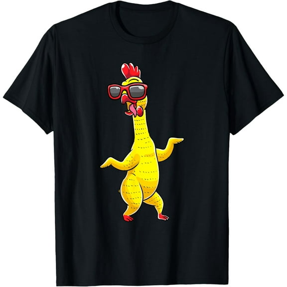 Velto Rubber Chicken Dancing Party Men Women Girls T-Shirt All Size S-5XL