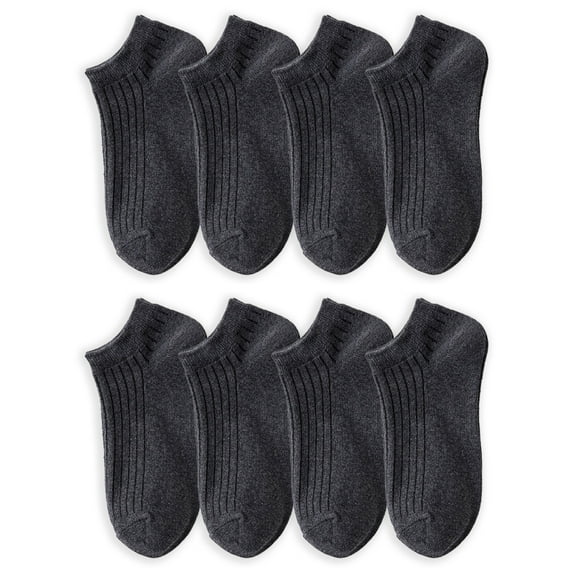 Men No Show Socks 8 Pairs Invisible Cotton Socks Non Slip Short Socks Comfortable and breathable