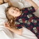 thumbnail image 5 of Balery Roses Skulls Conjunto de Pijama Infantil de Manga Corta con Estampado – Ropa de Dormir de Algodón Suave-X-Large, 5 of 6