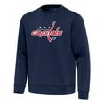 thumbnail image 2 of Men's Antigua Navy Washington Capitals Relevant Lightweight Pullover Sweatshirt, 2 of 3