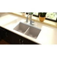 thumbnail image 2 of Elkay ELGU3322PT0 Quartz Classic 33" x 18-1/2" x 9-1/2", Equal Double Bowl Undermount Sink, Putty, 2 of 2