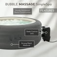 thumbnail image 3 of Intex SimpleSpa Bubble Massage 6 Person Inflatable Hot Tub with Energy Efficient Cover, 3 of 12