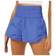 thumbnail image 2 of Womens Shorts Running Quick Workout Elastic Athletic Yoga Dry High Waist Trousers, 2 of 5