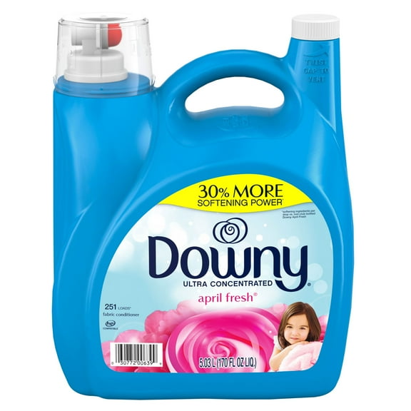 Downy Ultra Concentrated Liquid Fabric Softener and Conditioner, April Fresh (170 fl. oz., 251 loads)