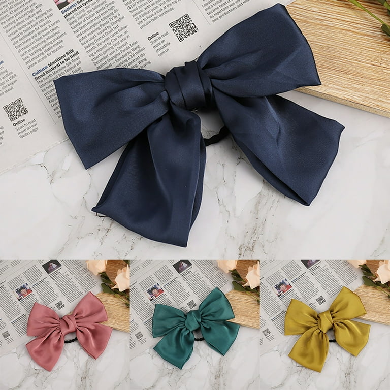 Meidiya Bow Hair Tie Velvet Hair Ribbon Elastics Hair Scrunchies