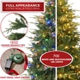 thumbnail image 2 of 7.5FT Pre-Lit Aspen Fir Artificial Holiday Christmas Tree with Stand, 2 of 6