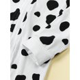 thumbnail image 5 of Dalmatian Costume Baby Boy Girl Halloween Outfits Long Sleeve Zip Up Hoodies Jumpsuit with Ears + Tail Fall Clothes Set, 5 of 7