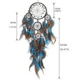 thumbnail image 3 of Blue Dream Catchers, Boho Handmade Woven Turquoise Dream Catcher Wall Hanging Ornament for Bedroom Living Room Apartment Wedding Party Decor, Festival Blessing Gift 20 Inch, 3 of 8