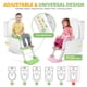 thumbnail image 4 of Asiento de Entrenamiento para Baño Orzbow 3-en-1 para Niños Verde, 4 of 6