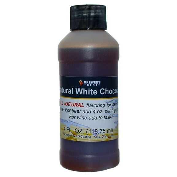 Brewer's Best Natural Beer and Wine Fruit Flavoring (White Chocolate)