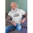 thumbnail image 2 of I'm Not Retired, I'm a Professional Grandpa. Funny Printed T-Shirt for Granddads White, 2 of 8