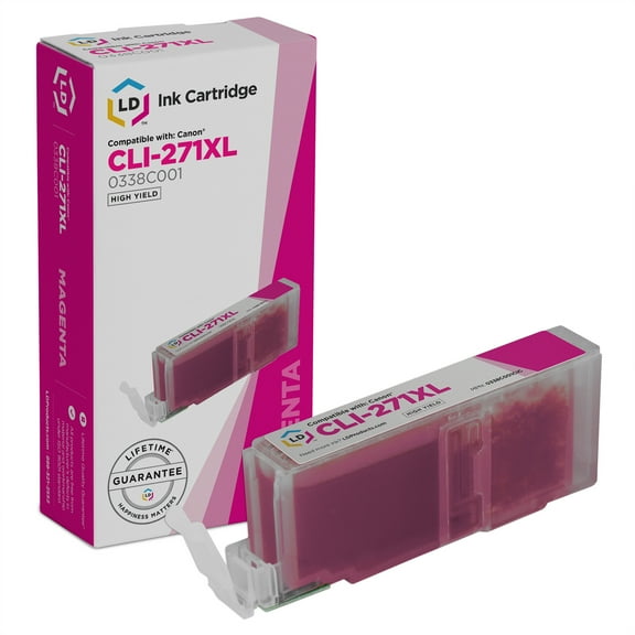 LD Compatible Ink Replacement for Canon CLI-271XL 0338C001 HY (Magenta)