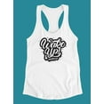 thumbnail image 3 of Wake Up! And Workout Tank Women -Image by Shutterstock, Female Large, 3 of 4