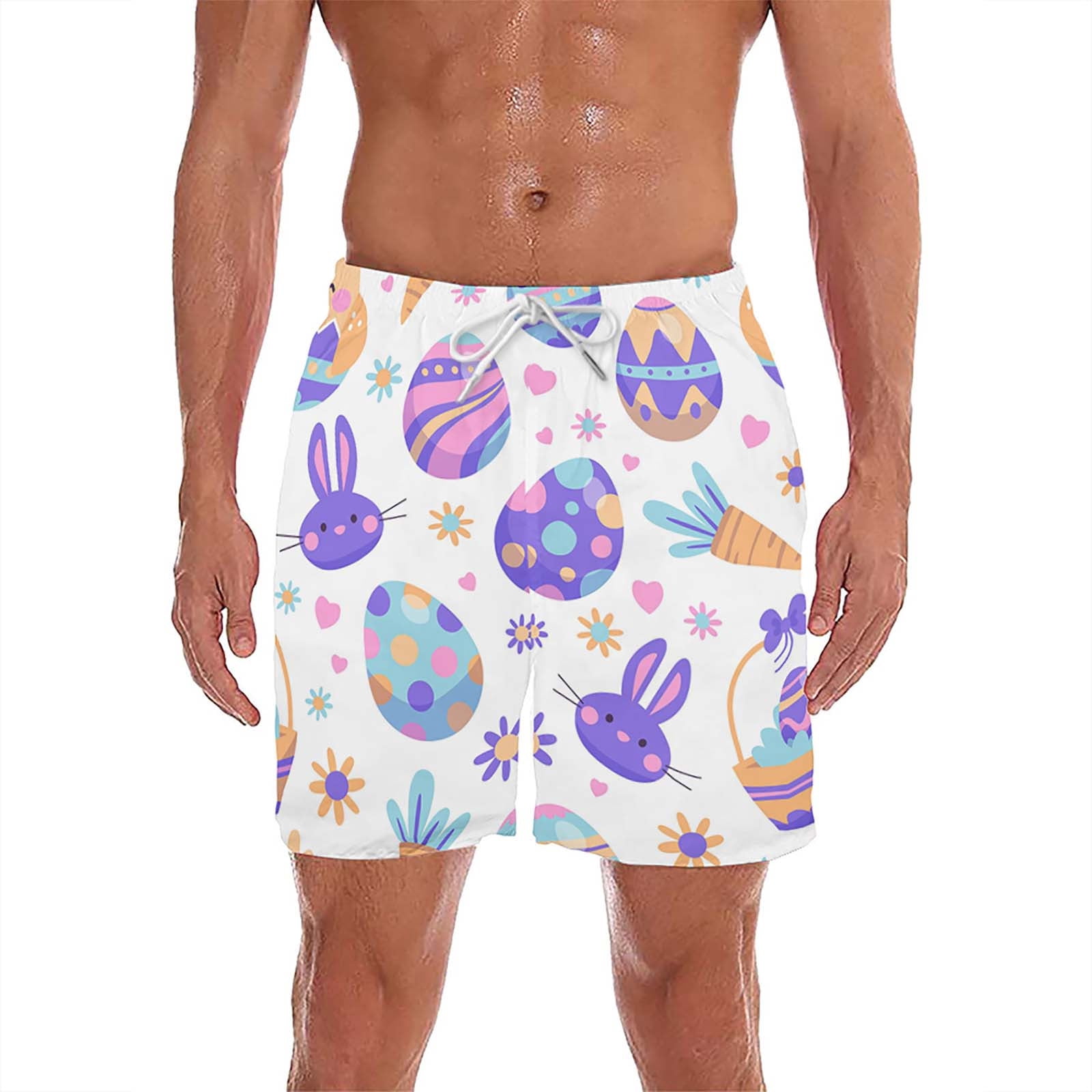 absuyy Mens Swim Trunks Casual Mens Big 