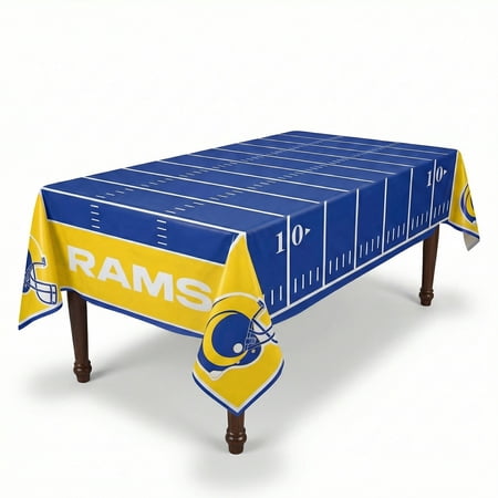 Amscan Los Angeles Rams NFL Plastic Table Cover – 2 Count 54 x 96