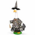 thumbnail image 2 of Halloween Eyeball Print Witch Outfit with Lace Hat, Fits 23 Inch Porch Goose Statue, by Sktrjpolfis, 2 of 6